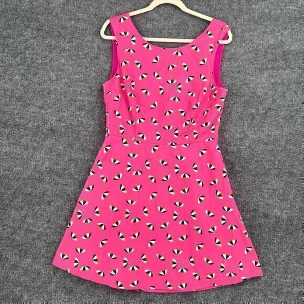 ModCloth I Know A Shortcut Cutout Mini Dress Womens 10 Pink Umbrella Print NWT